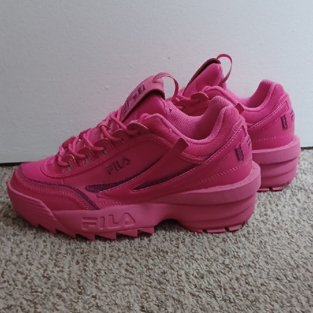 FILA PINK DISRUPTOR SNEAKERS